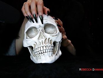 ASMR Skull Tapping With Long Nails I Dont Speak - Gentle Light Sounds for Studying Relax Relax